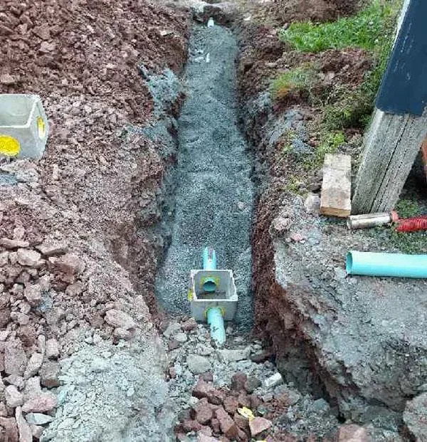 Assainissement près de Périers